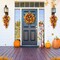 Set of 2 27"H Fall Sunflower, Maple Leaf and Berry Teardrop Swag
